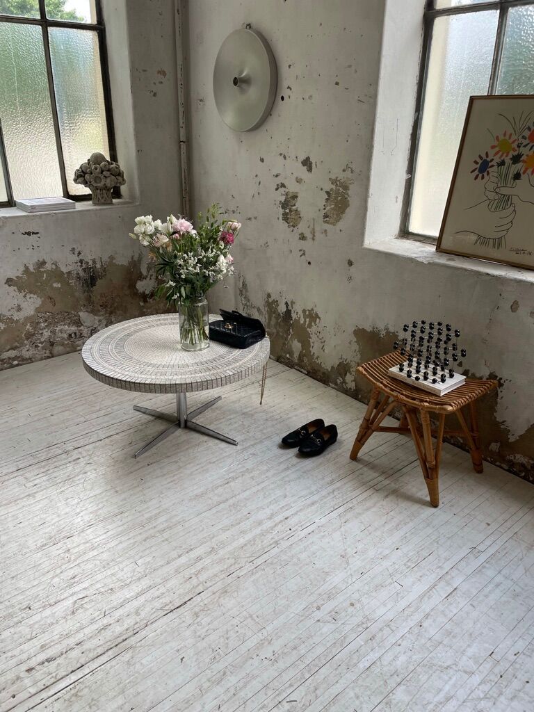 Heinz Lilienthal marble mosaic coffee table