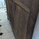 Antique Louis XV style sideboard in oak and walnut – 19th century / Early