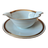 Sauceboat Art Porcelain Limoges Porcelain