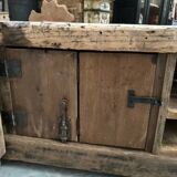 Huge workbench at the beginning of the 20th century transformed into a TV unit