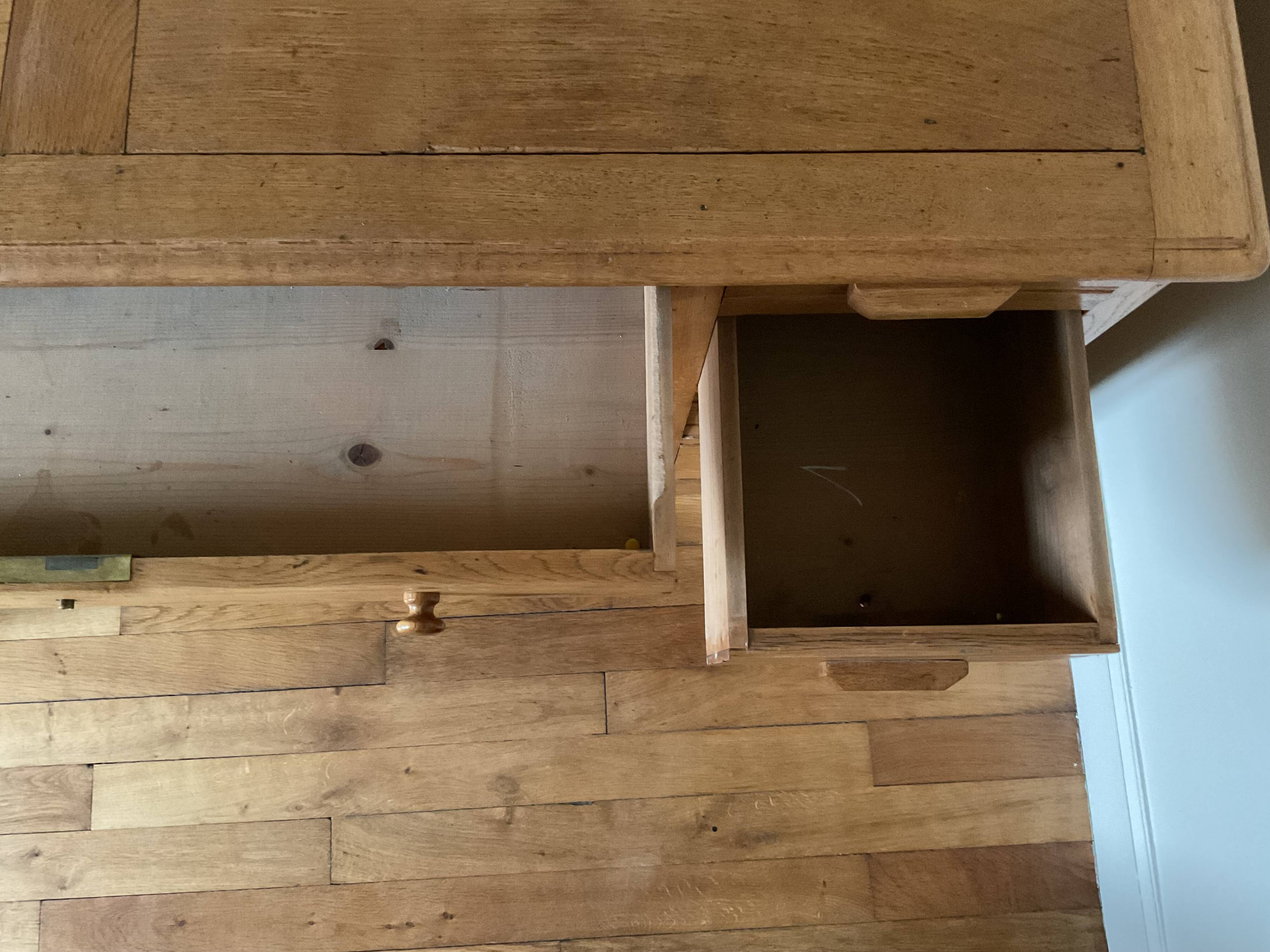 Antique oak desk