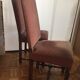 Paire de chaises en velours style Louis XIII