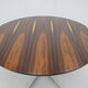 Arne Jacobsen Round Palisander Dining Table for Fritz Hansen, Denmark, 1980