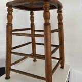 Antique solid wood stool
