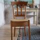 Old straw chair