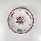 Set of 2 hand-painted ceramic dishes with flower pattern