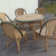 Rattan garden lounge