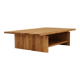 Table basse en orme massif, France, 1980