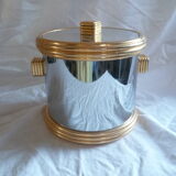 Chrome metal glacon bucket from lancel design 70