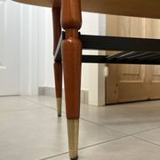 Table basse style scandinave 2 niveaux années 60