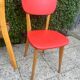 Set de 6 chaises de bistrot vintage