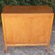 Vintage beech chest of drawers with 3 drawers from the 1950s.