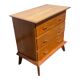 oak commode with tapered legs 1950