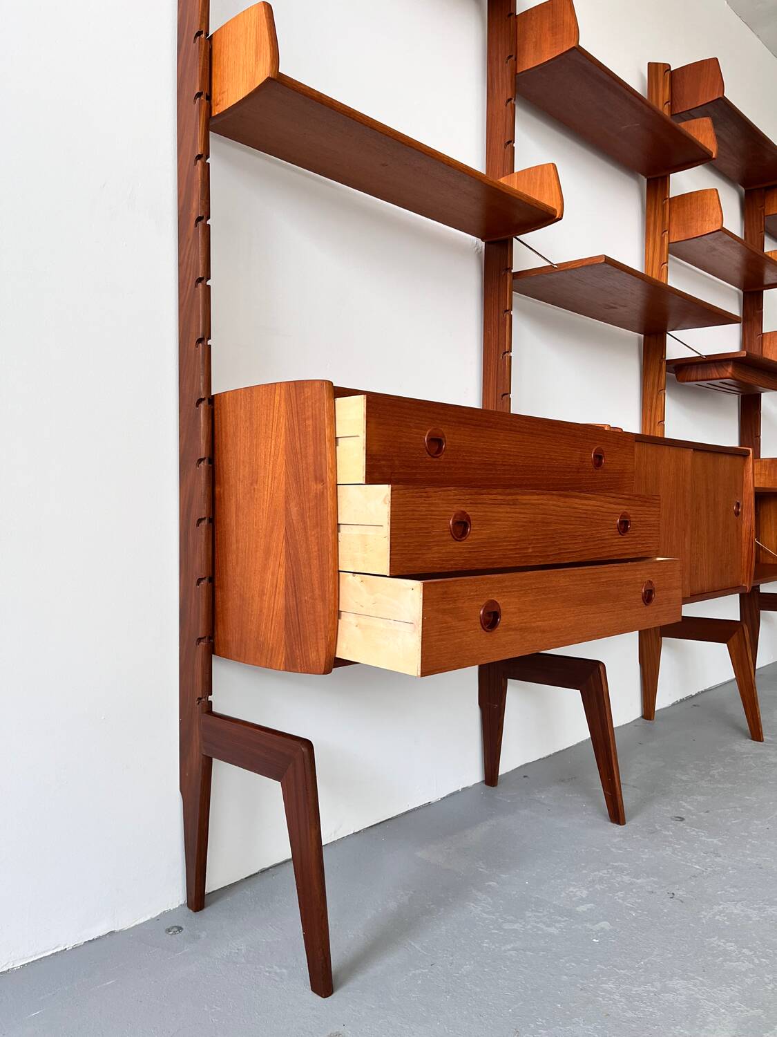 Scandinavian Mid Century Teak Bookcase, Norway 1960’s