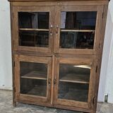 Ancien vaisselier en teck birman