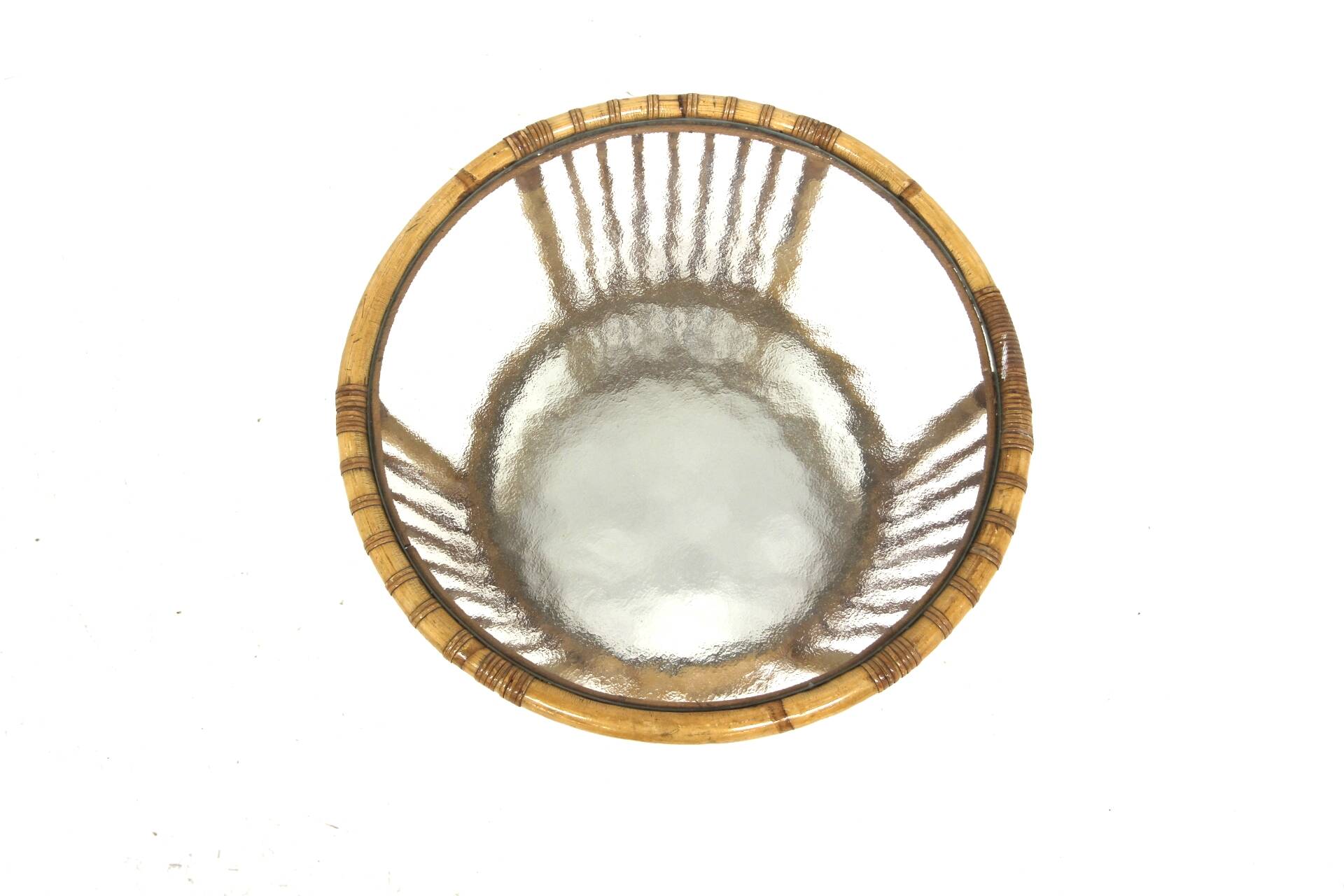 Scandinavian rattan coffee table, Sweden, 1970