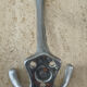 Series of 3 hooks from the 50s-60s in cast aluminum