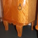 Pair of bedside lemon tree and brass
