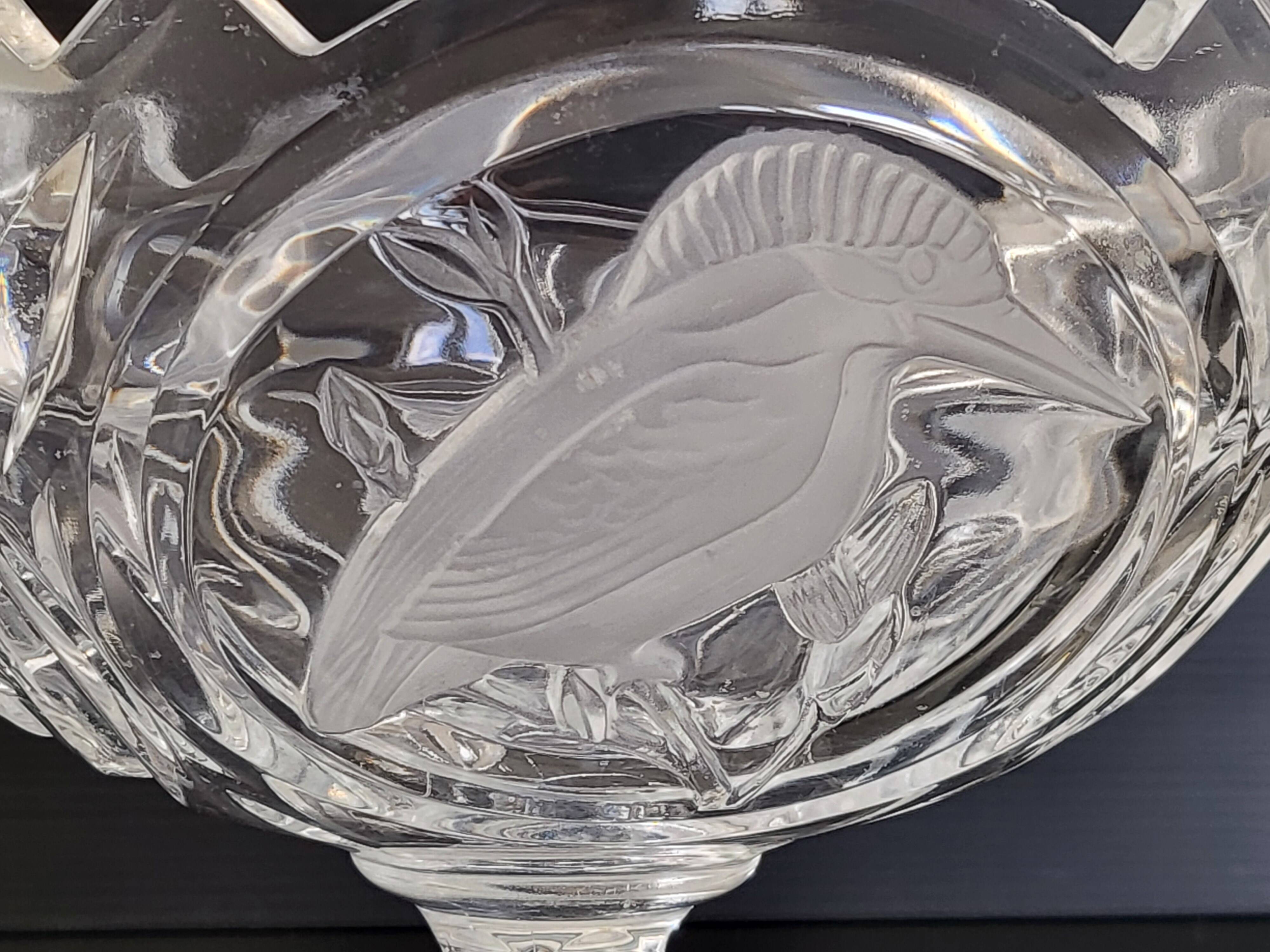 Vintage crystal fruit or candy bowl