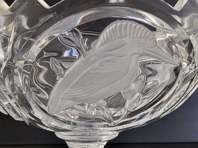 Vintage crystal fruit or candy bowl