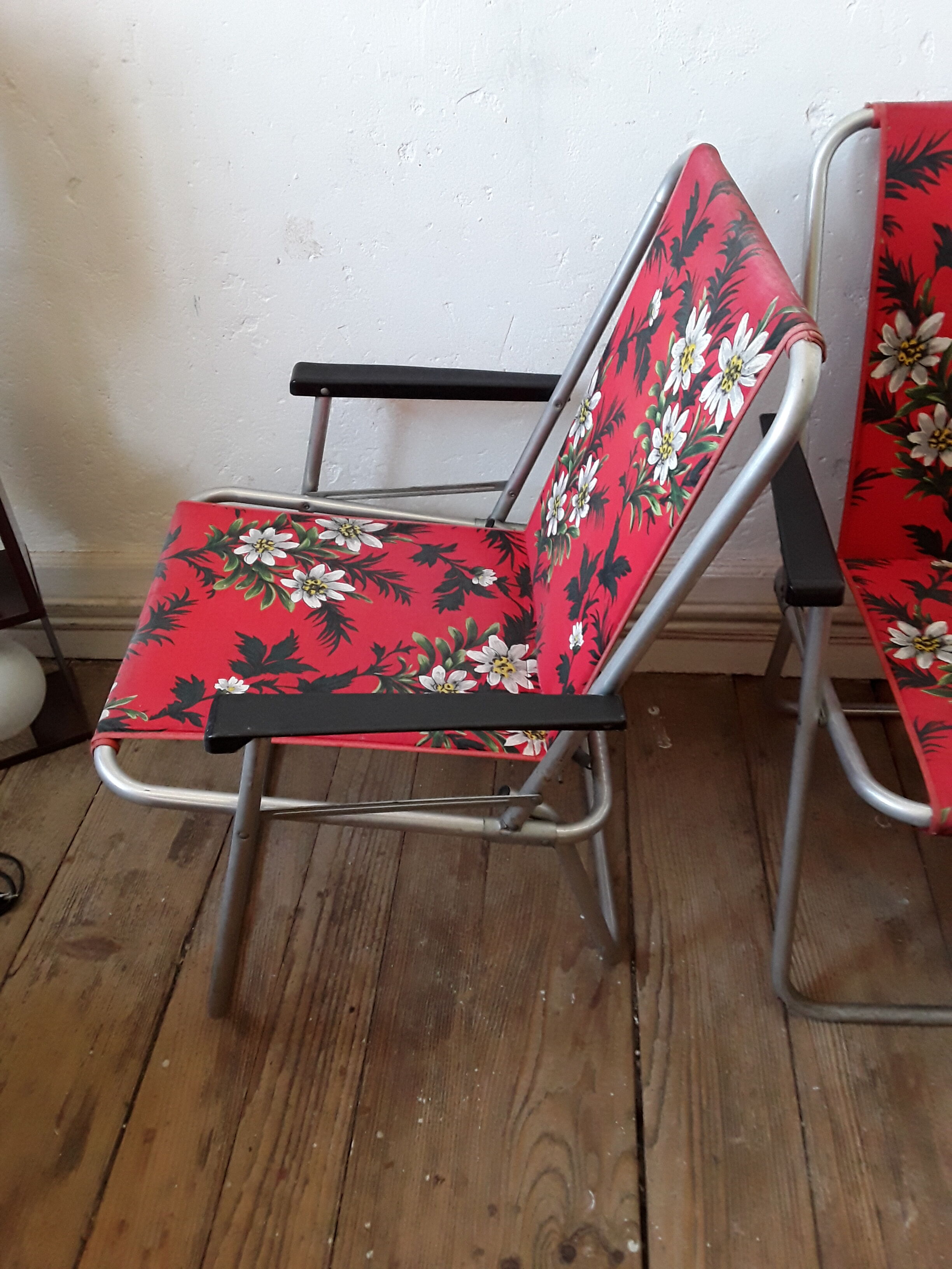 Vintage camping chairs 70s