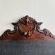 Large ancient carved wooden pediment, early 20th century