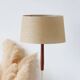 Vintage teak floor lamp from the 60s – renovated & chic design