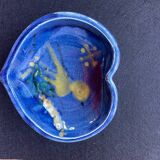 Heart ashtray Annecy pottery Saint-Jorioz