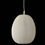 Cocoon Plissée chandelier by Aloys Gangkofner for Erco