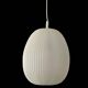 Cocoon Plissée chandelier by Aloys Gangkofner for Erco