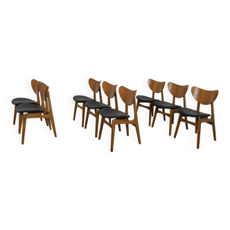Chaises de salle à manger Librenza du milieu du siècle de G-Plan, années 1950, lot de 8