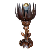 Art Deco lotus flower table lamp