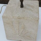 Vintage stone lamp 70s