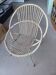 Fauteuil osier vintage 1950/70