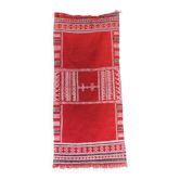 Tapis Kelim vintage en rouge