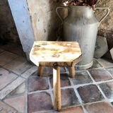 Renovated tripod farm stool