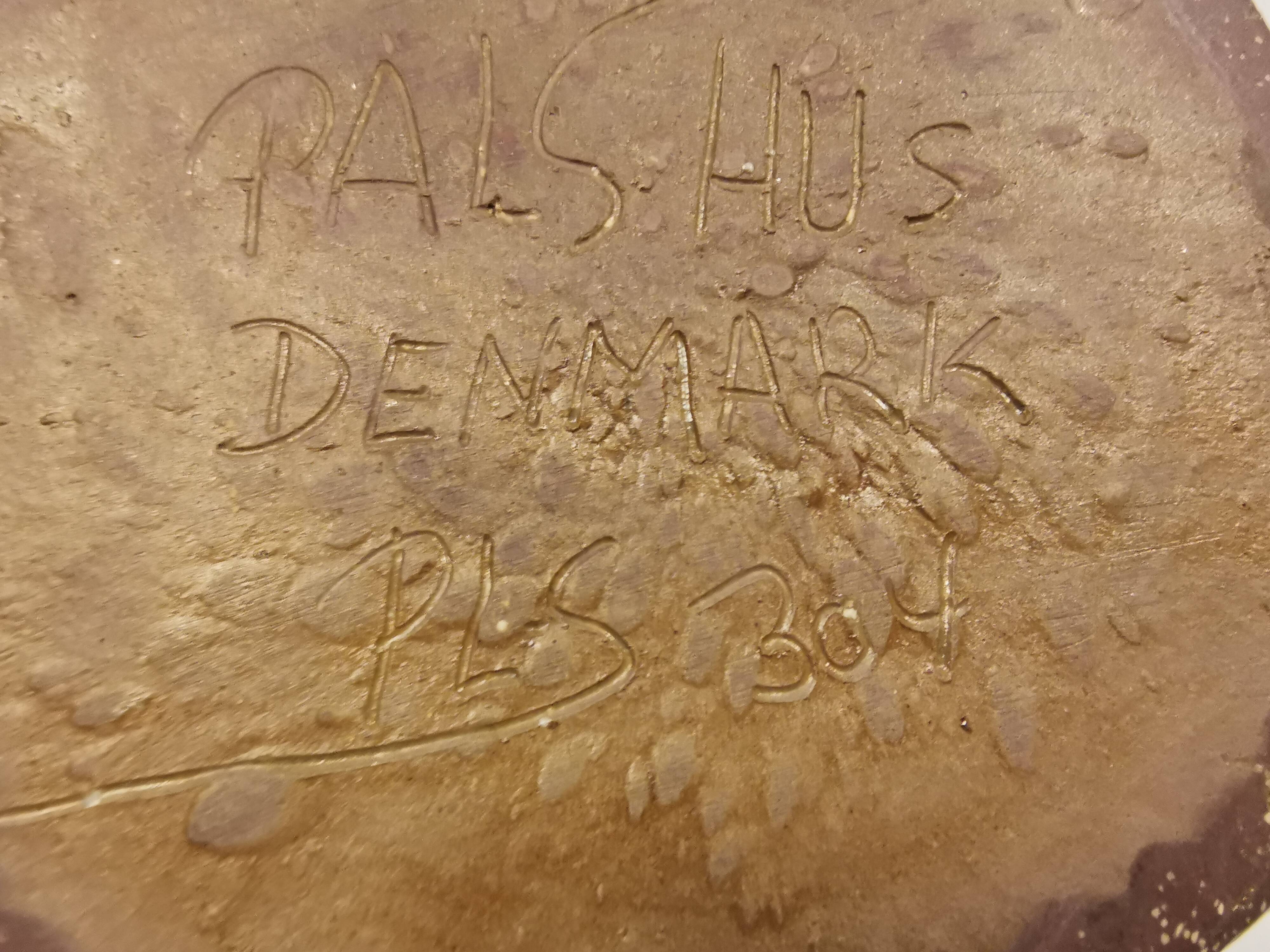 Ceramic bowl from Danish Palshus, in a beautiful beige/greyish matt glaze.