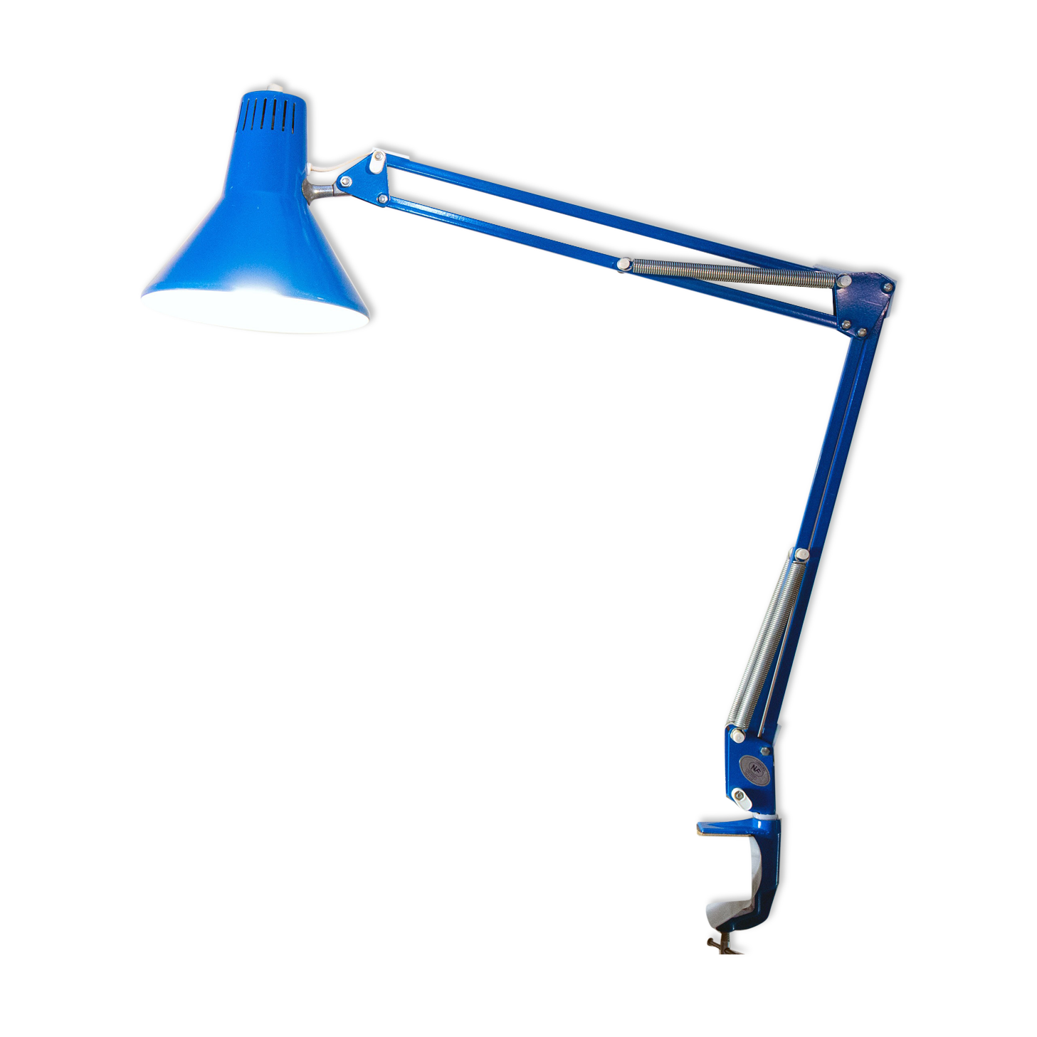 Architect lamp Twist T1 blue, Italy 1960