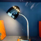 Lampe de bureau chromée noire