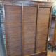 Old oak triple curtain binder
