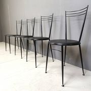 Vintage dining chairs by Calligaris, 1980s