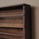 Antique solid wood wall shelf, France, 19th century
