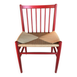 Oak j80 chair by Jørgen Bækmark for Fdb Mobler