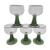 5 glasses of Alsace white wine