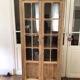 Parisian glass cabinet bookcase