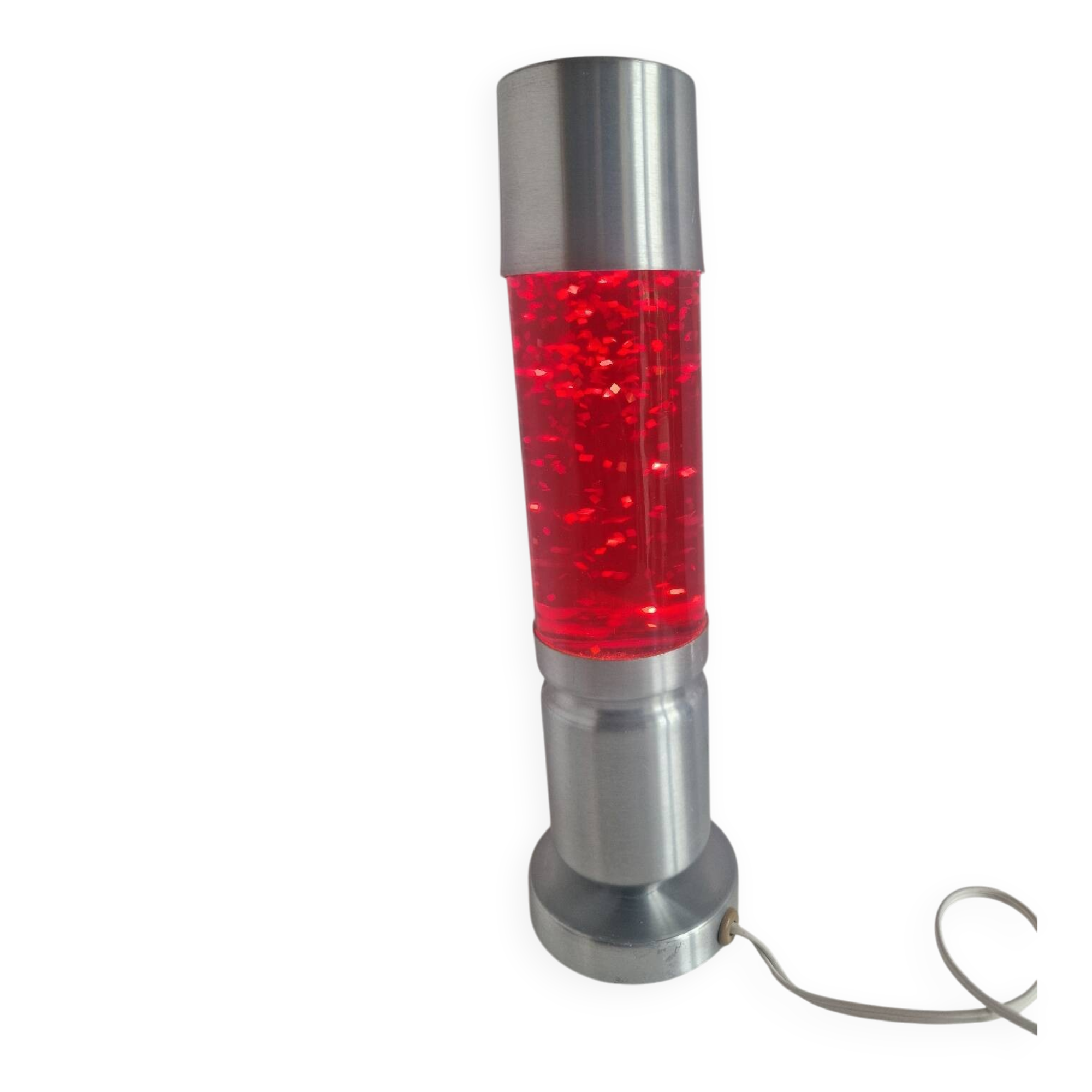 LAVA LAMP - GLITTER LAMP - SPACE AGE - CYLINDER