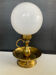Vintage brass and opaline lamp from the 1970s.