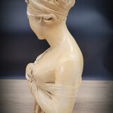 Bust woman plaster