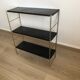 Etagère noire dorée 58x49cm vintage 1960