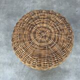 Champagne cork rattan stool